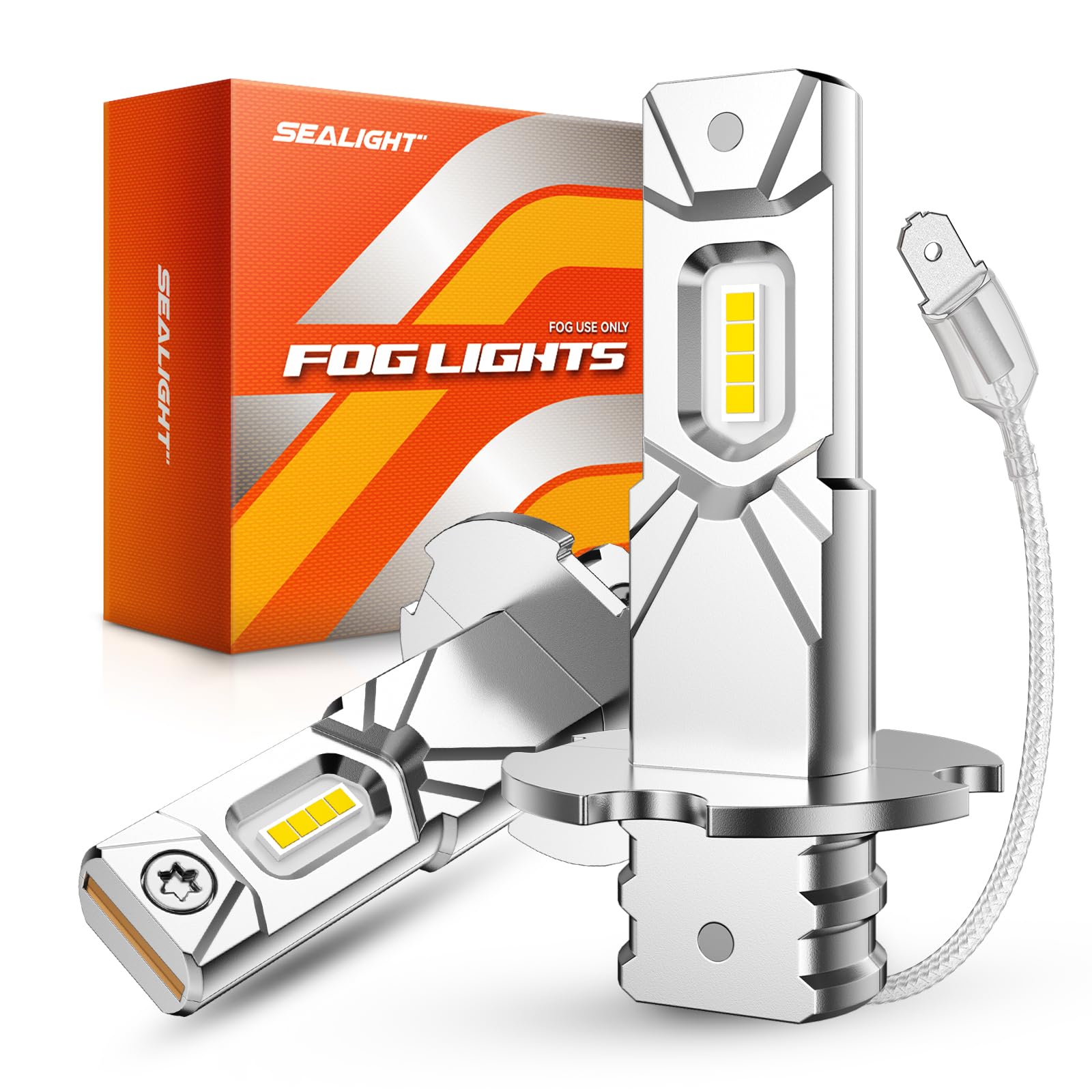 Amazon.com: SEALIGHT H3 LED Bulb, H3LL/H3 LED Fog Light Bulb